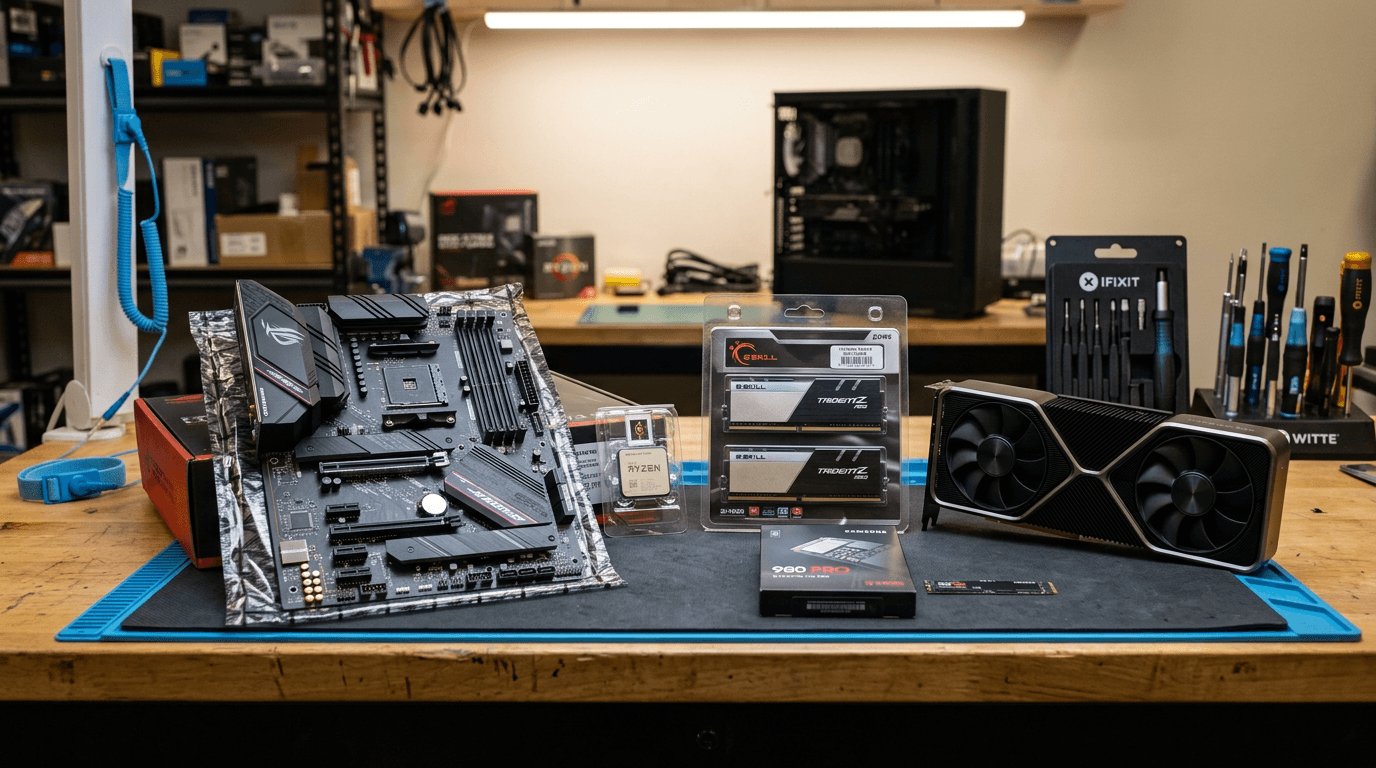 Montage d'ordinateur sur mesure